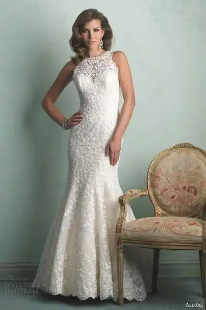 allure-bridal-fall-2014-sleeveless-lace-mermaid-gown-style-9154