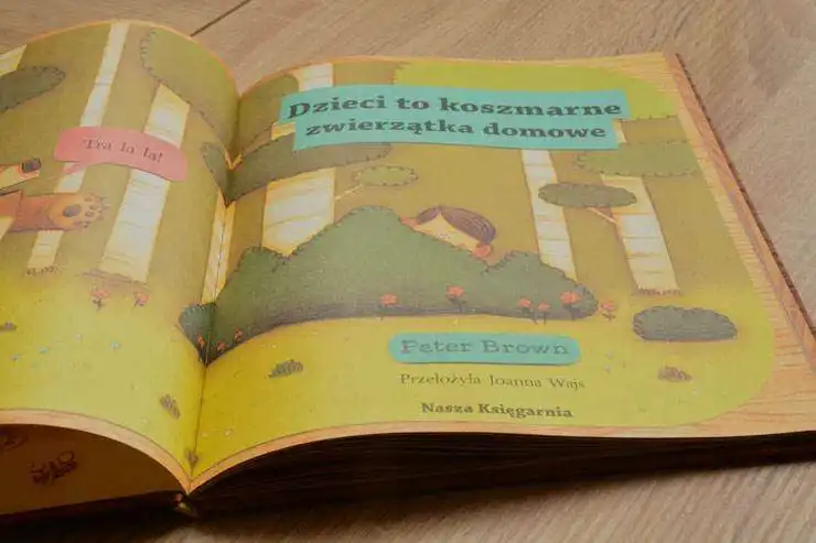 Dzieci to koszmarne zwierzątka domowe książka dla dzieci