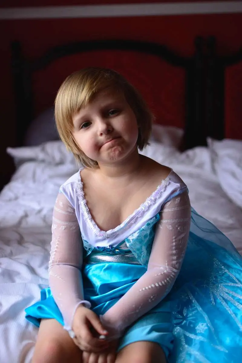strój elsa frozen